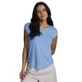 thumbnail image 1 of RBX Active Women's Short Sleeve High Low Soft V-Neck Tee, 1 of 3