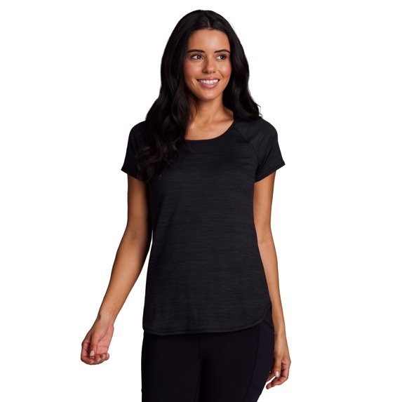 RBX Active Women's Space Dye Ultra Soft Stretch Short Sleeve Tee