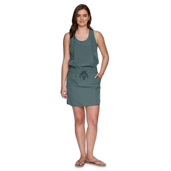 RBX Active Women's Stretch Woven Tank Dress With Pockets