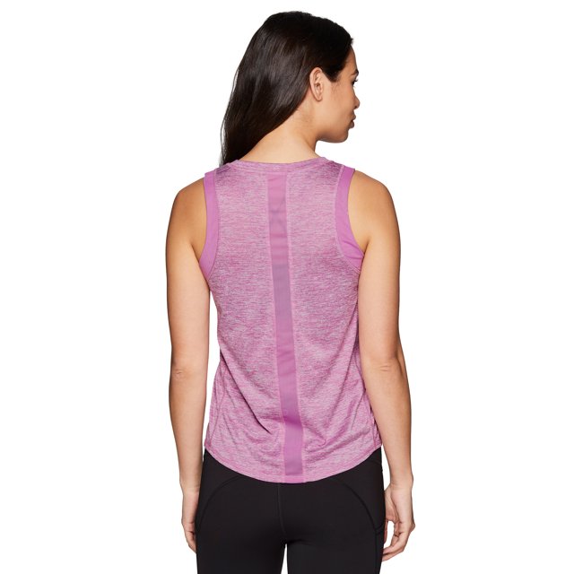 RBX Active Women's Striated Athletic Mesh Back Tank Top - Walmart.com