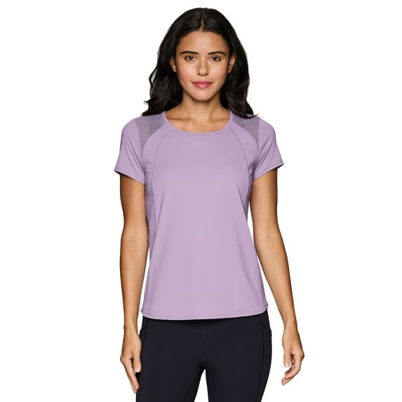 RBX Active Women's Super Soft Crewneck Mesh Running Tee
