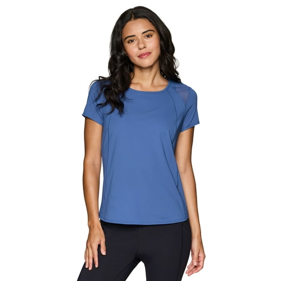 RBX Active Women's Super Soft Crewneck Mesh Running Tee