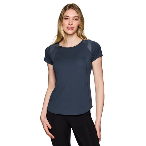 RBX Active Women's Super Soft Crewneck Mesh Running Tee