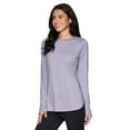 thumbnail image 1 of RBX Active Women's Super Soft Long Sleeve Yoga Tunic Top, 1 of 5