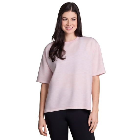 RBX Active Women's Super Soft Luxe Athleisure Fabric Oversized Short Sleeve T-Shirt
