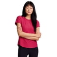 thumbnail image 1 of RBX Active Women's Super Soft Shadow Stripe Quick Drying Running Performance Tee, 1 of 4