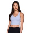 thumbnail image 1 of RBX Active Women's Ultra Soft Active Cropped Bra Tank Top With Shelf Bra, 1 of 4