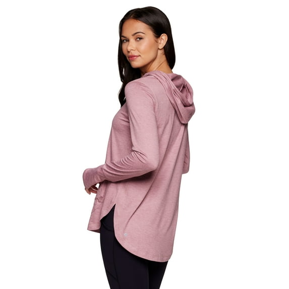 RBX Active Women's Ultra Soft Lightweight Hoodie Tunic With Pocket
