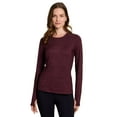 thumbnail image 1 of RBX Active Women's Ultra Soft Long Sleeve Lightweight Yoga Running Tee, 1 of 5