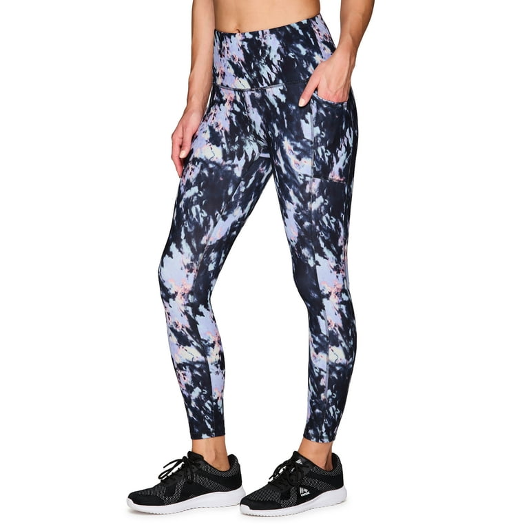 RBX Active Women's Ultra Soft Multi Boho Printed Yoga Legging With Pockets  