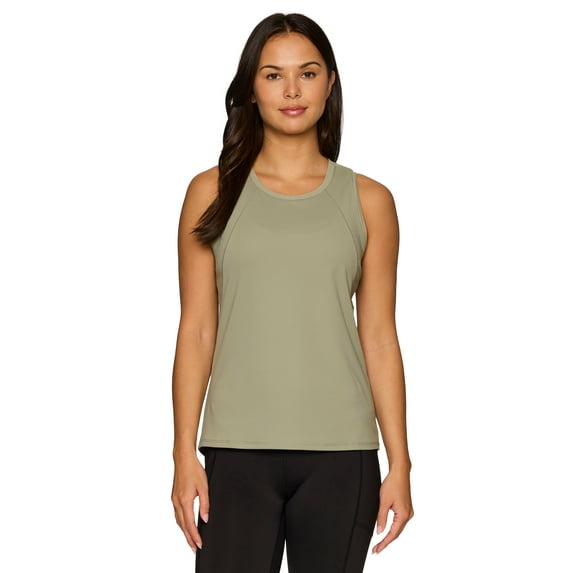 RBX Active Women's Ultra Soft Ribbed Panel Workout Tank Top