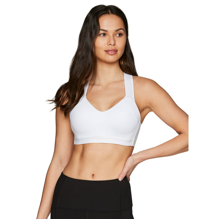 RBX Active Women's Ventilated Laser Mesh Back High Impact Sports Bra 