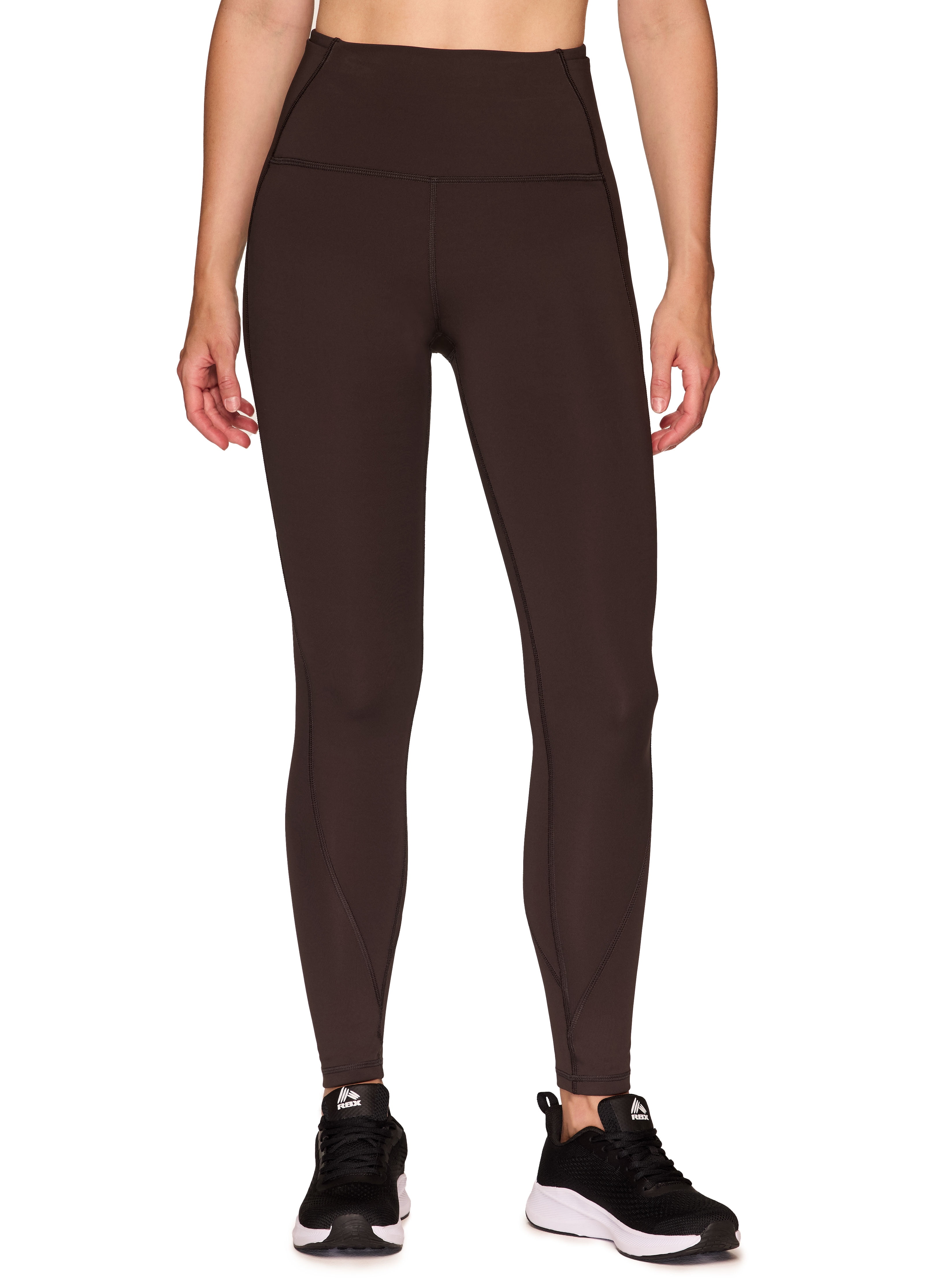 RBX Active Women's Waistband Pockets Full Length High Impact Workout Tights