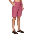 RBX Active Women's Woven Cargo Bermuda Short With Pockets