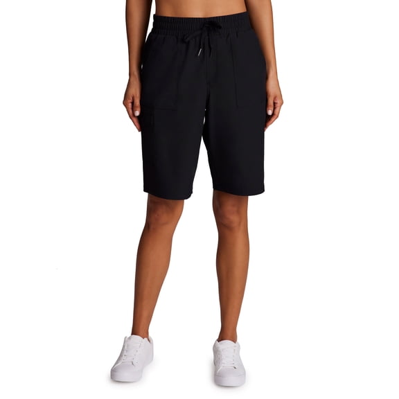 RBX Active Women's Woven Cargo Bermuda Short With Pockets