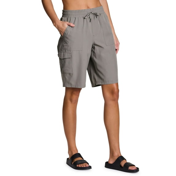 RBX Active Women's Woven Cargo Bermuda Short With Pockets
