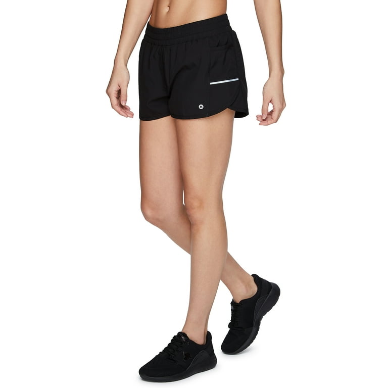 RBX Active Women s Woven Running Short With Attached Inner Brief