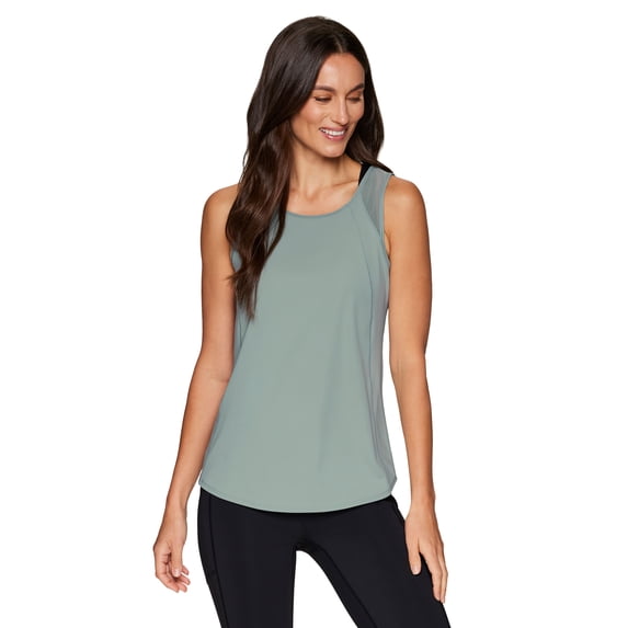 RBX Active Women's Yoga Workout Tank Top With Breathable Mesh