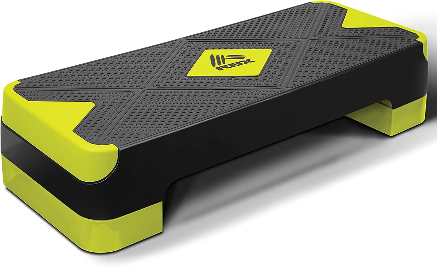RBX Aerobic Step Platform with Non Slip Textured Surface 2 Level Adjustable Compact Easy to Store Walmart