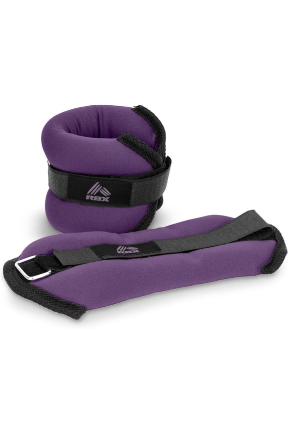 Ankle and Wrist Weights for Women and Men - Velcro Straps for Jogging, Walking, and Therapy (Set of 2) - Soft Material