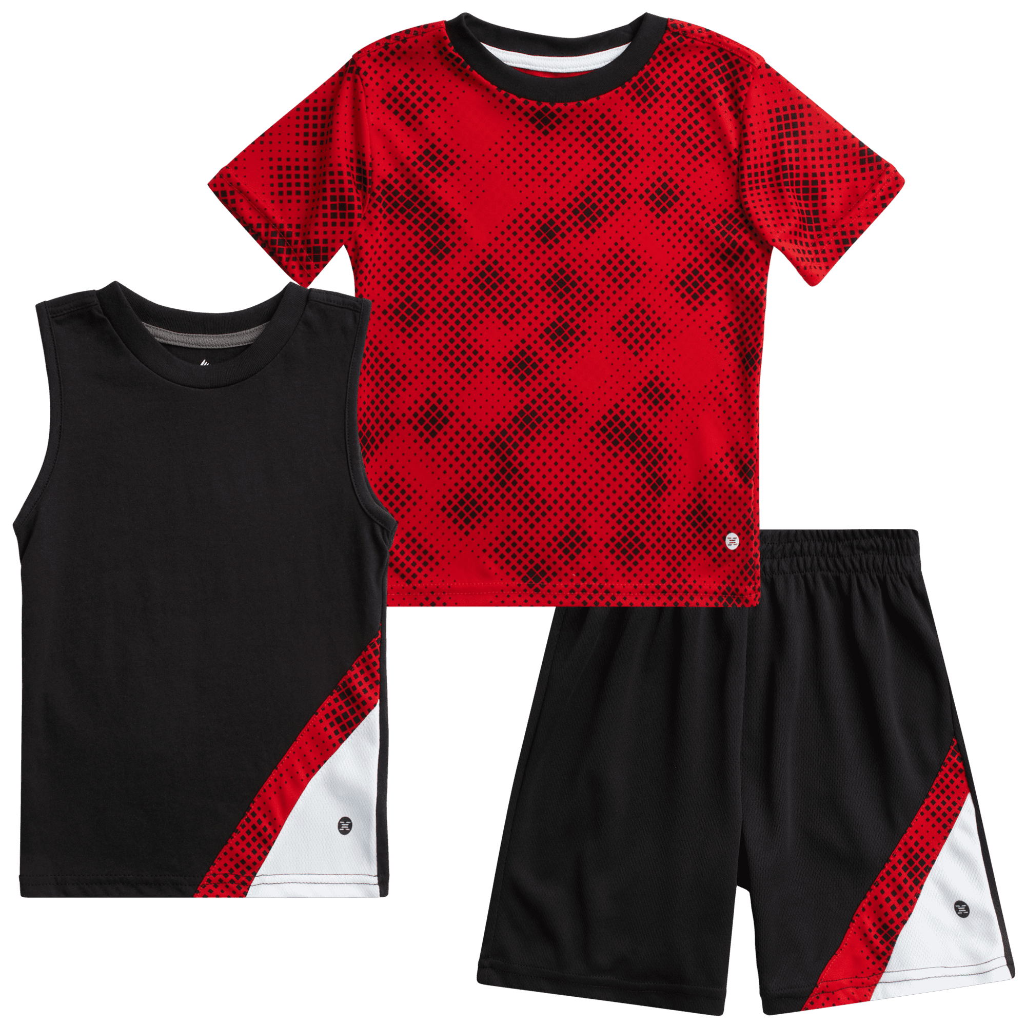 RBX Baby Boys' Active Shorts Set TShirt, Tank Top, and Shorts