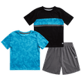 thumbnail image 1 of RBX Baby Boys Short Sets - 3 Piece Performance Short Sleeve Tee Shirts and Shorts (Sizes: 12M-24M), 1 of 6