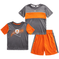 thumbnail image 1 of RBX Baby Boys Short Sets - 3 Piece Performance Short Sleeve Tee Shirts and Shorts (Sizes: 12M-24M), 1 of 6