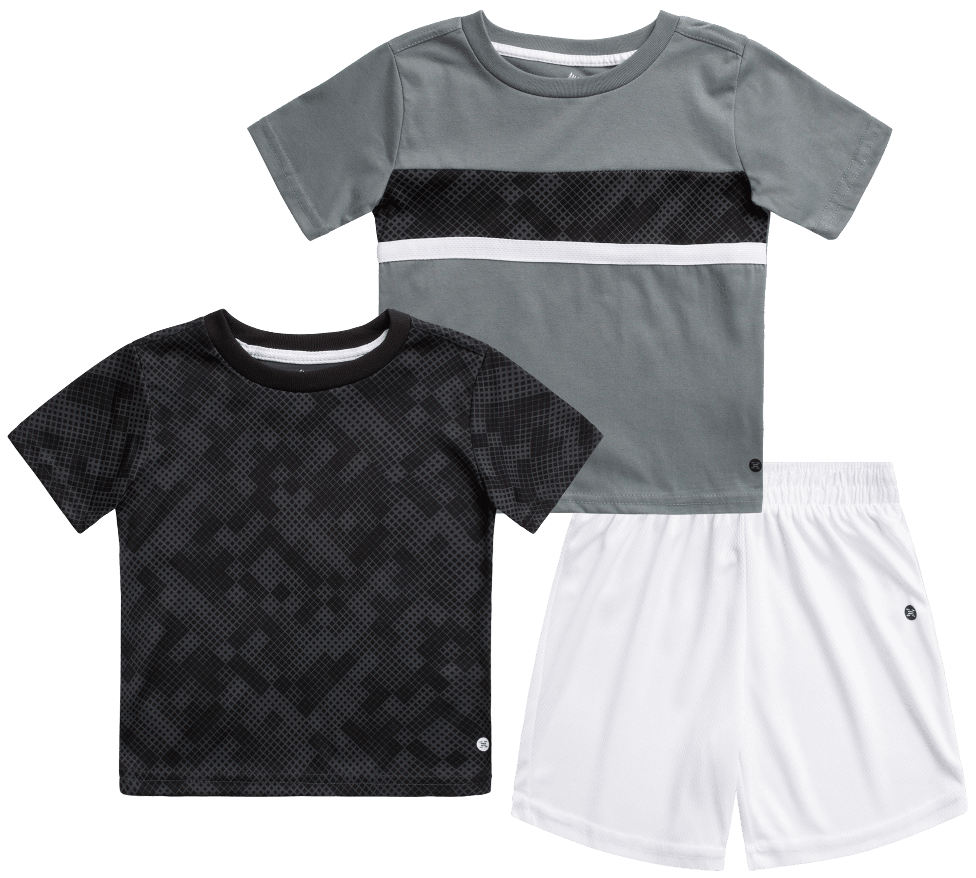 RBX Baby Boys' Shorts Set - 3-Piece Short Sleeve Performance T-Shirt ...