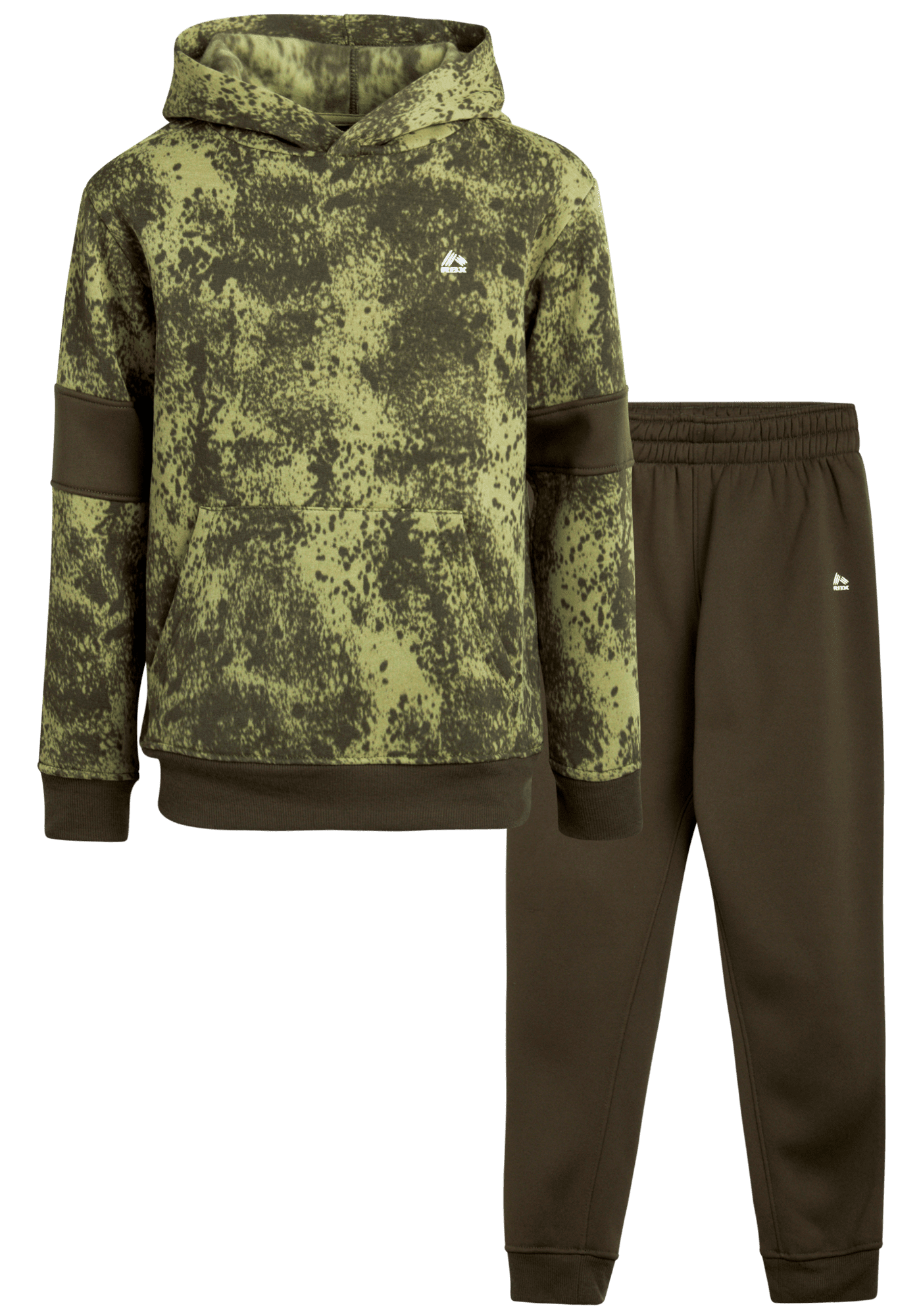 RBX Boy's Jogger Set 2 Piece Fleece Sweatsuit Kids Clothing Set (Size