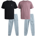 thumbnail image 1 of RBX Boys Sweatpants Set - 4 Piece Short Sleeve Boys Shirt and Fleece Jogger Sweatpants (4-12), 1 of 7