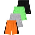 thumbnail image 1 of RBX Boys Active Shorts - 4 Pack Athletic Performance Mesh Basketball Shorts for Boys (8-16), 1 of 7