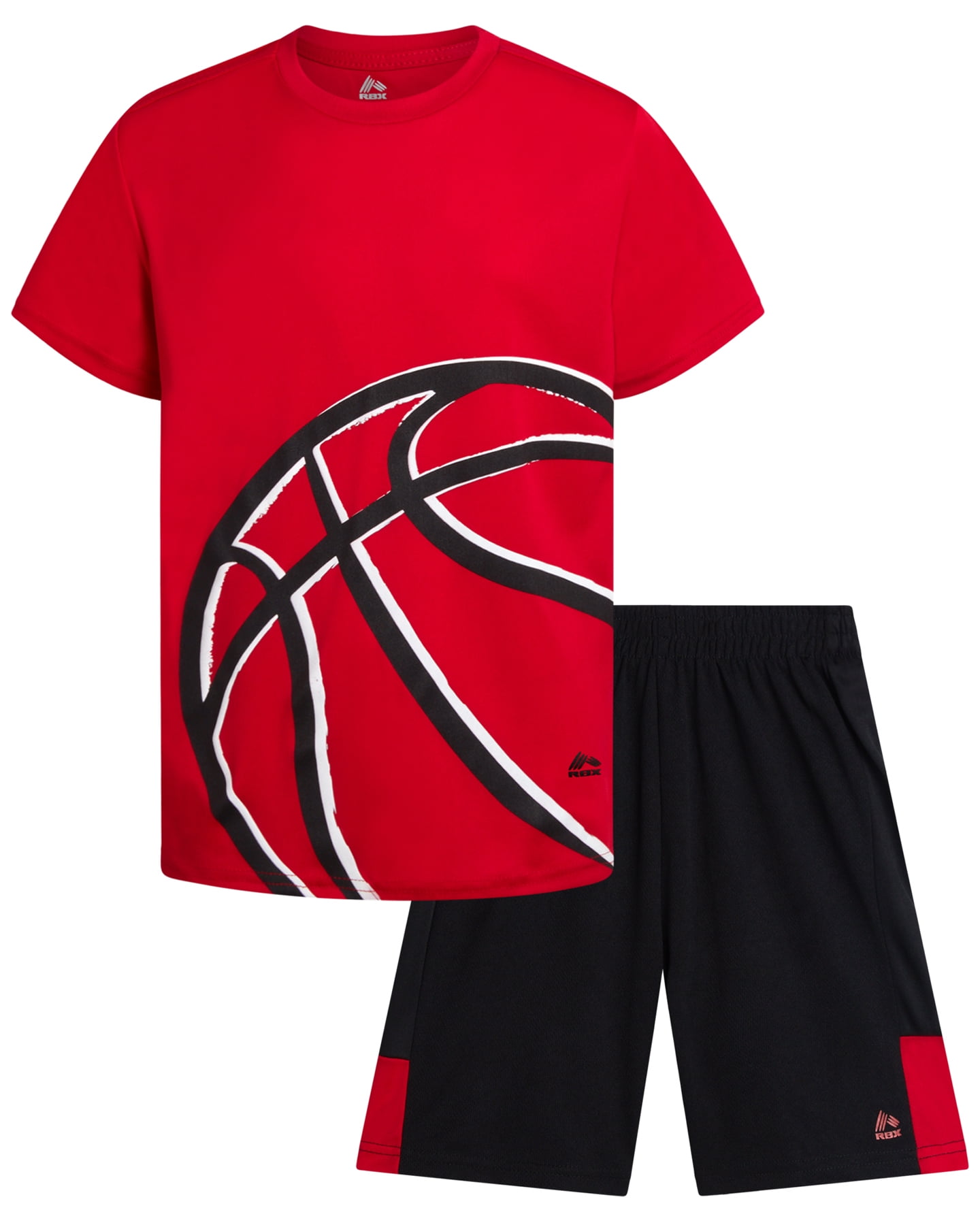 RBX Boys' Athletic T-Shirt 2 Pack – Performance Dry-Fit Short Sleeve Tee For Sports & Active Play | Sizes 4-16