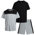 thumbnail image 1 of RBX Boys' Active Shorts Set - 3 Piece Performance T-Shirt and Athletic Basketball Shorts - Activewear Outfit (4-12), 1 of 7