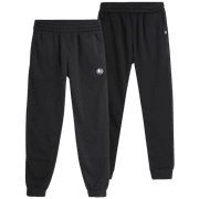 RBX Boys' Active Sweatpants - 2 Pack Performance Fleece Jogger Pants with Pockets (8-16)