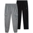 thumbnail image 1 of RBX Boys Sweatpants - 2 Pack Active Performance Soft Fleece Jogger Sweatpants with Pockets, 1 of 7
