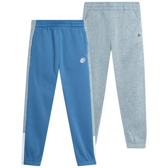 RBX Boys Sweatpants - 2 Pack Active Performance Soft Fleece Jogger Sweatpants with Pockets