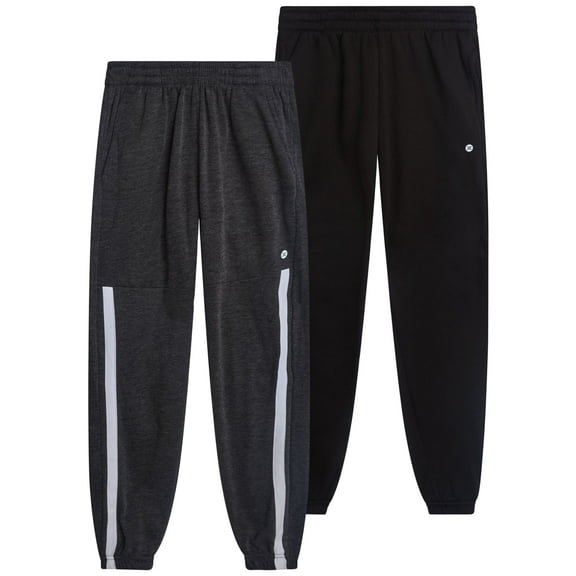 RBX Boys Sweatpants - 2 Pack Active Performance Soft Fleece Jogger Sweatpants with Pockets