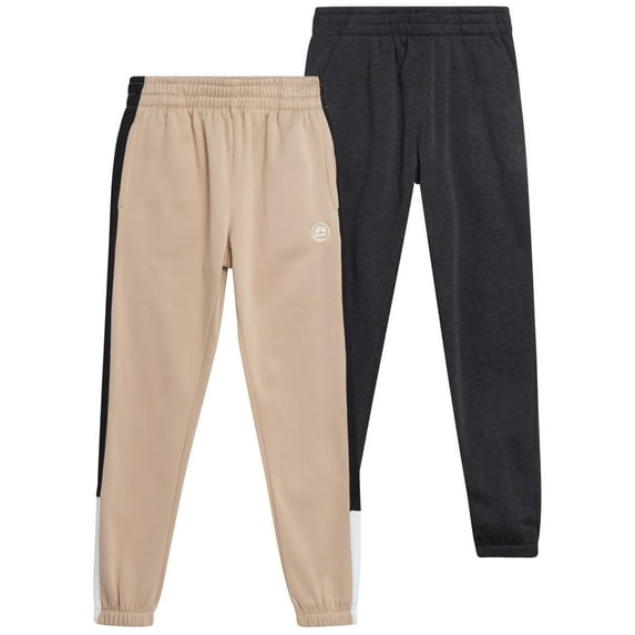RBX Boys Sweatpants - 2 Pack Active Performance Soft Fleece Jogger Sweatpants with Pockets