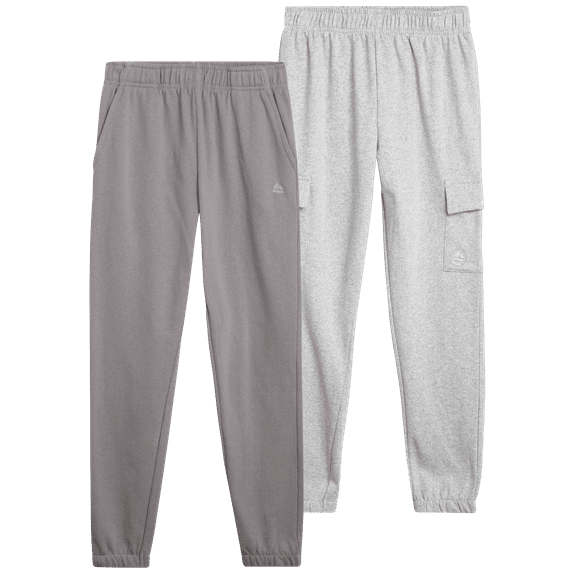RBX Boys Sweatpants - 2 Pack Active Performance Soft Fleece Jogger Sweatpants with Pockets