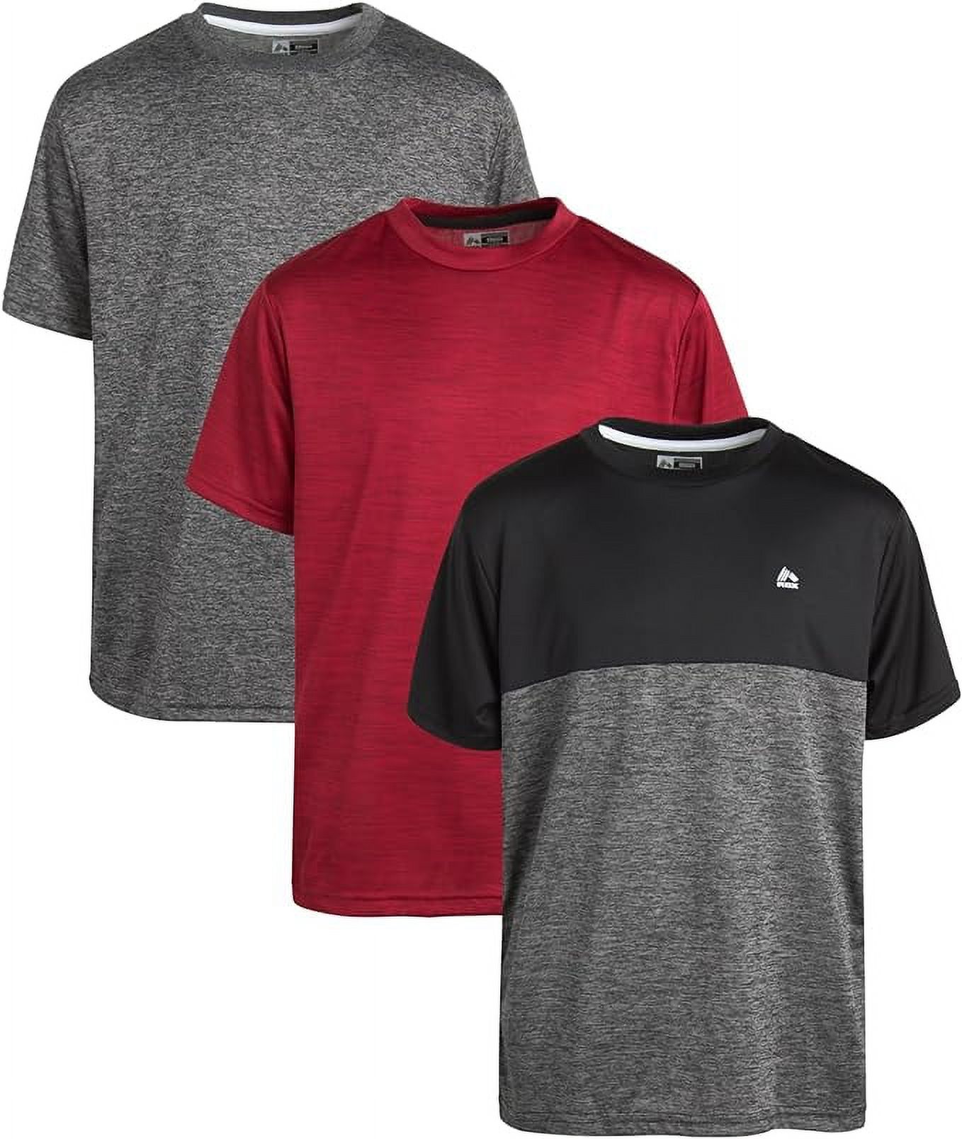 RBX Boys' Active TShirts 3 Pack Short Sleeve and Long Sleeve