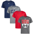 thumbnail image 1 of RBX Boys’ Active T-Shirts – 4 Pack Athletic Performance Short Sleeve Sports Tees (Big Boy), 1 of 7