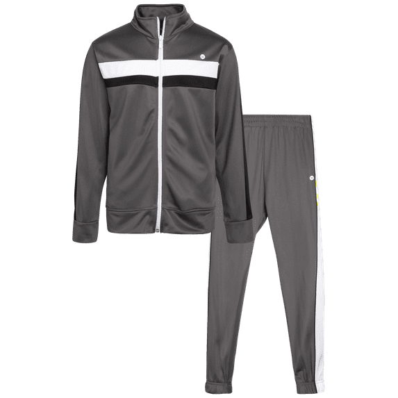 RBX Boys Tracksuit Set - 2 Piece Zip Up Tricot Track Jacket Sweatshirt and Jogger Pants for Boys
