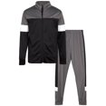 thumbnail image 1 of RBX Boys' Active Tracksuit Set - 2 Piece Zip Tricot Track Jacket Sweatshirt and Jogger Pants (8-12), 1 of 9
