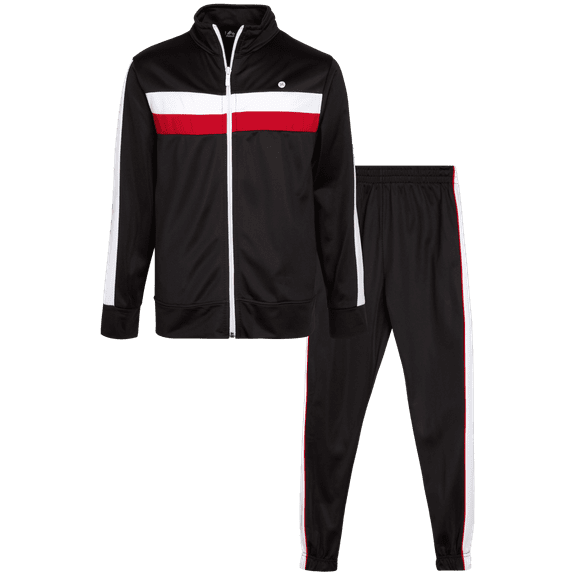 RBX Boys Tracksuit Set - 2 Piece Zip Up Tricot Track Jacket Sweatshirt and Jogger Pants for Boys