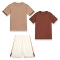 thumbnail image 1 of RBX Boys Athletic Outfit Set Performance Mesh Jersey Tees and Athletic Gym Shorts 3 Piece Outfit, 1 of 7