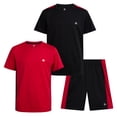 thumbnail image 1 of RBX Boys Athletic Outfit Set Performance Mesh Jersey Tees and Athletic Gym Shorts 3 Piece Outfit, 1 of 7