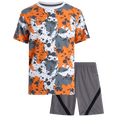thumbnail image 1 of RBX Boys' Activewear Short Set – Short Sleeve T-Shirt and Gym Shorts Performance Set (4-12), 1 of 6