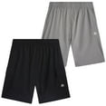 thumbnail image 1 of RBX Boys Athletic Shorts - 2 Pack Breathable Athletic Performance Basketball Shorts for Boys (8-16), 1 of 7