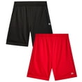 thumbnail image 1 of RBX Boys Athletic Shorts - 2 Pack Performance Mesh Jersey Gym Shorts with Elastic Waistband (8-16), 1 of 7