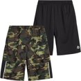 thumbnail image 1 of RBX Boys Athletic Shorts - 2 Pack Breathable Active Mesh Boys Basketball Shorts with Pockets (8-16), 1 of 7